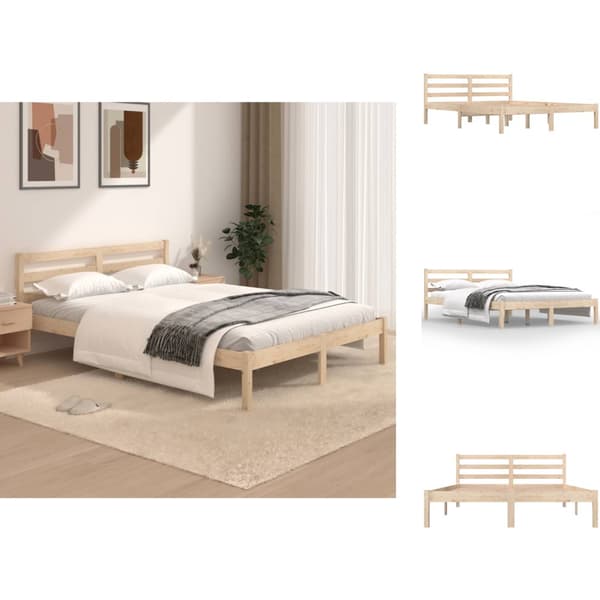 Senge & sengeramme - Living sengeramme 120x190 cm massivt fyrretræ