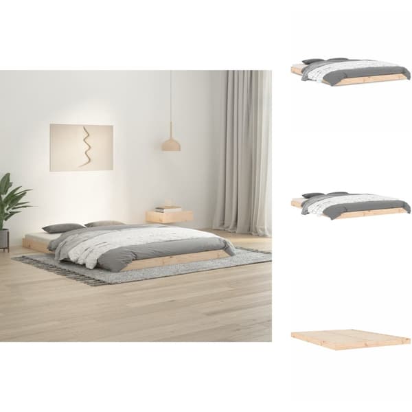 Senge & sengeramme - Living sengeramme 135x190 cm massivt fyrretræ