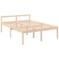 Miniatyrbillede 10 af 11: Senge & sengeramme - Living seniorseng med sengegavl 140x190 cm massivt træ
