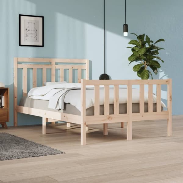 Senge & sengeramme - Living sengeramme 120x190 cm massivt træ
