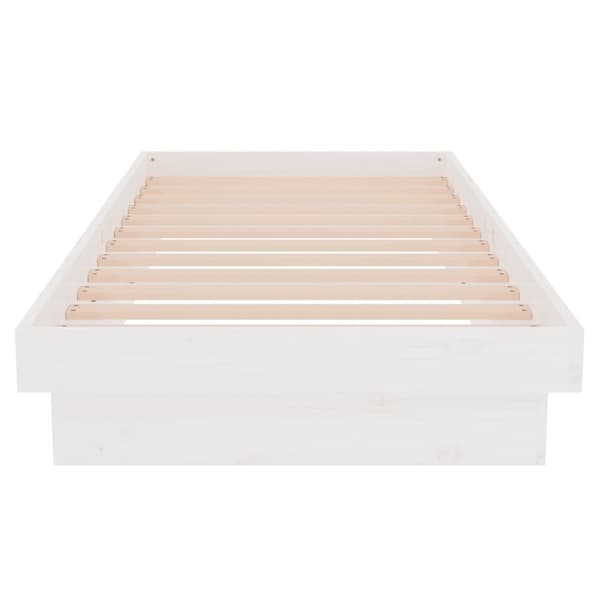 Senge & sengeramme - Living sengeramme 75x190 cm Small Single massivt træ hvid