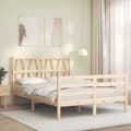 Pikkukuva 4 / 11: Sängyt & sängynrungot - Living Sängynrunko päädyllä Small Double täysi puu