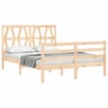 Pikkukuva 5 / 11: Sängyt & sängynrungot - Living Sängynrunko päädyllä Small Double täysi puu