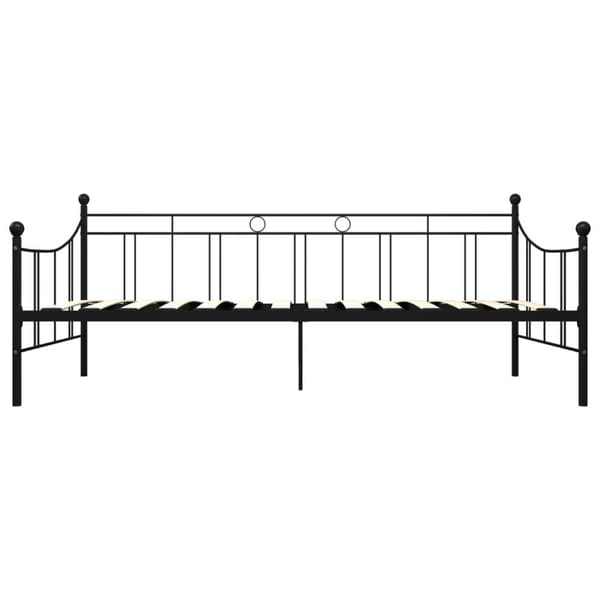Sängar & sängramar - Living Ram till dagbädd svart metall 90x200 cm