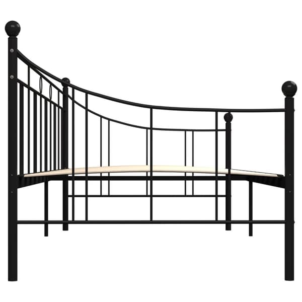 Sängar & sängramar - Living Ram till dagbädd svart metall 90x200 cm