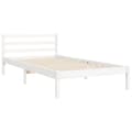 Miniatyrbillede 10 af 11: Senge & sengeramme - Living sengeramme med sengegavl 90x200 cm massivt træ hvid