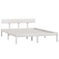 Miniatyrbillede 4 af 10: Senge & sengeramme - Living sengeramme 150x200 cm King Size massivt fyrretræ hvid