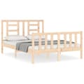 Miniatyrbillede 3 af 11: Senge & sengeramme - Living sengeramme med sengegavl 140x190 cm massivt træ