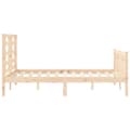 Miniatyrbillede 8 af 11: Senge & sengeramme - Living sengeramme med sengegavl 140x190 cm massivt træ