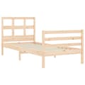 Miniatyrbillede 6 af 11: Senge & sengeramme - Living sengeramme med sengegavl 90x200 cm massivt træ