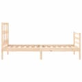 Miniatyrbillede 8 af 11: Senge & sengeramme - Living sengeramme med sengegavl 90x200 cm massivt træ