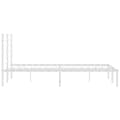 Miniatyrbillede 8 af 11: Senge & sengeramme - Living sengeramme med sengegavl 160x200 cm metal hvid