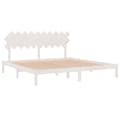 Miniatyrbillede 5 af 7: Senge & sengeramme - Living sengeramme 200x200 cm massivt træ hvid