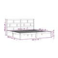 Miniatyrbillede 11 af 11: Senge & sengeramme - Living sengeramme 200x200 cm massivt fyrretræ sort