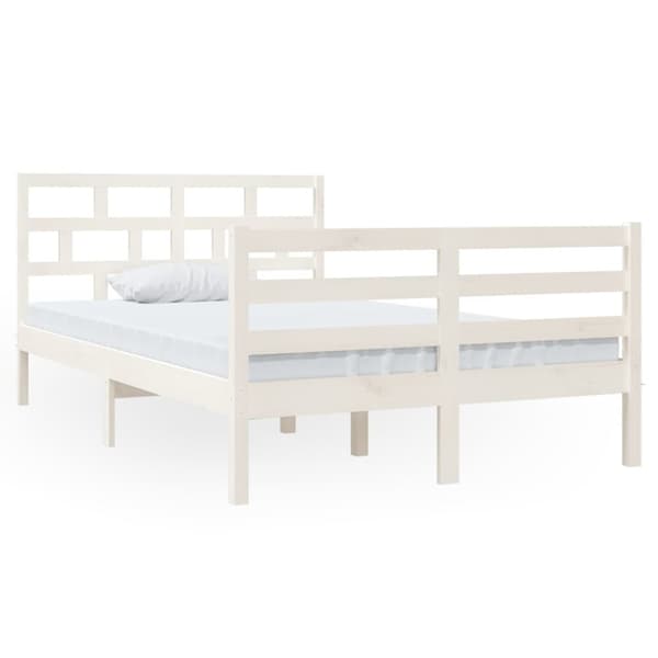 Senge & sengeramme - Living sengeramme 120x190 cm Small Double massivt træ hvid