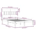 Miniatyrbillede 7 af 7: Senge & sengeramme - Living sengeramme 200x200 cm massivt træ hvid