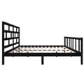Miniatyrbillede 6 af 10: Senge & sengeramme - Living sengeramme 200x200 cm massivt fyrretræ sort