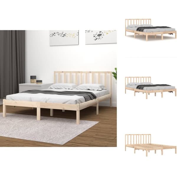 Sängyt & sängynrungot - Living Sängynrunko täysi mänty 135x190 cm Double