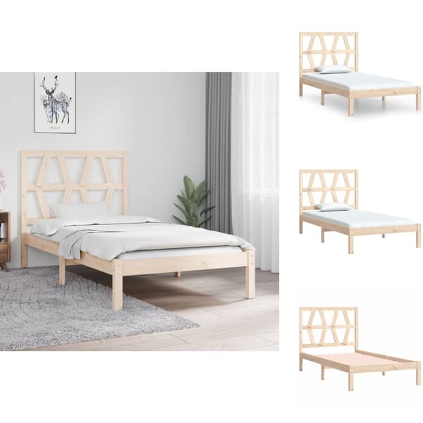 Sängar & sängramar - Living Sängram massiv furu 90x200 cm