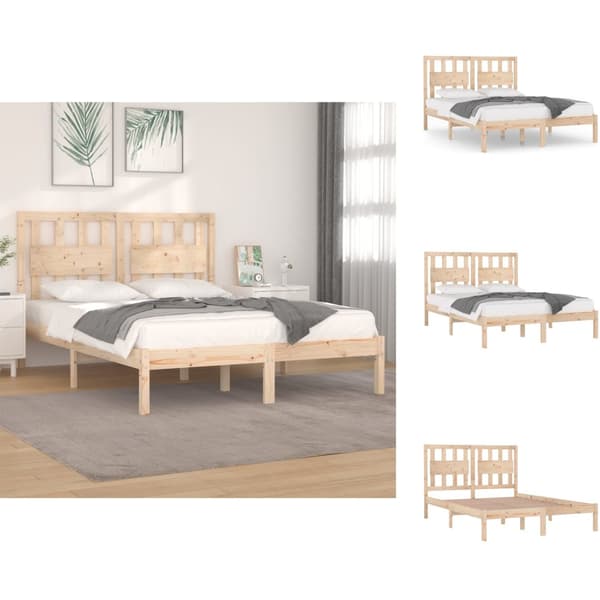 Senge & sengeramme - Living sengeramme 120x190 cm massivt fyrretræ