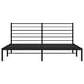 Miniatyrbillede 7 af 11: Senge & sengeramme - Living sengeramme med sengegavl 180x200 cm metal sort
