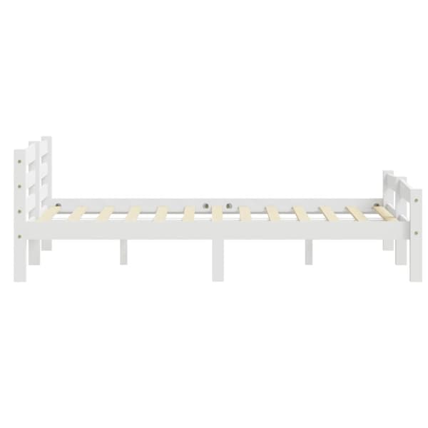 Senge & sengeramme - Living sengestel 180x200 cm massivt fyrretræ hvid