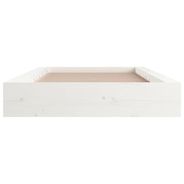 Senge & sengeramme - Living sengeramme 140x190 cm massivt træ hvid