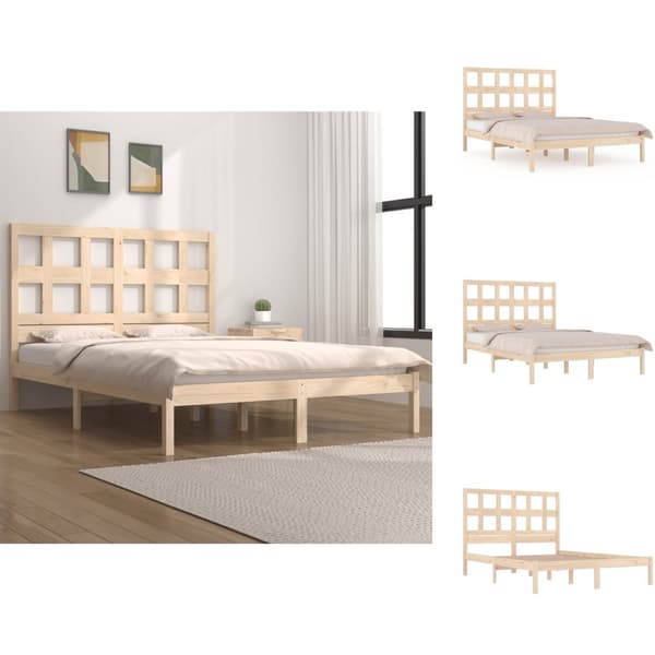 Senge & sengeramme - Living sengeramme 120x190 cm massivt fyrretræ