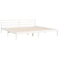 Miniatyrbillede 9 af 11: Senge & sengeramme - Living sengeramme med sengegavl 200x200 cm massivt træ hvid