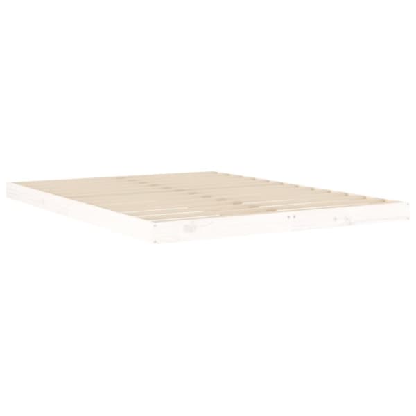 Senge & sengeramme - Living sengeramme 140x190 cm massivt fyrretræ hvid