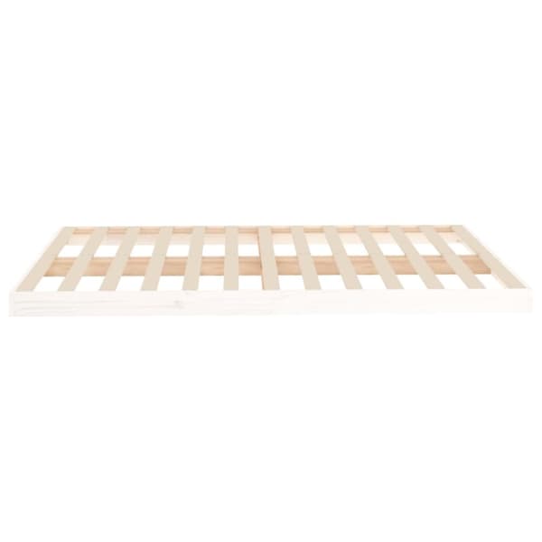 Senge & sengeramme - Living sengeramme 140x190 cm massivt fyrretræ hvid