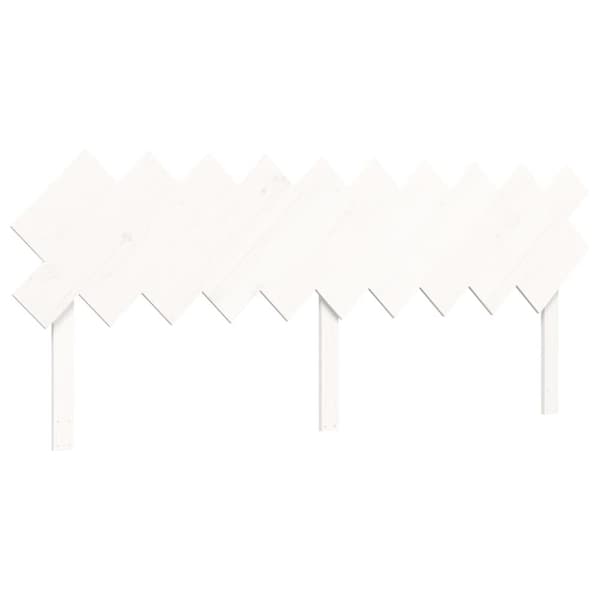 Senge & sengeramme - Living sengeramme med sengegavl 200x200 cm massivt træ hvid