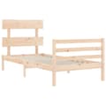 Miniatyrbillede 6 af 11: Senge & sengeramme - Living sengeramme med sengegavl 90x200 cm massivt træ