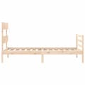 Miniatyrbillede 8 af 11: Senge & sengeramme - Living sengeramme med sengegavl 90x200 cm massivt træ