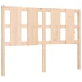 Miniatyrbillede 10 af 11: Senge & sengeramme - Living sengeramme med sengegavl 140x200 cm massivt træ hvid