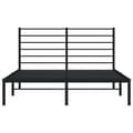Miniatyrbillede 7 af 11: Senge & sengeramme - Living sengeramme med sengegavl 160x200 cm metal sort