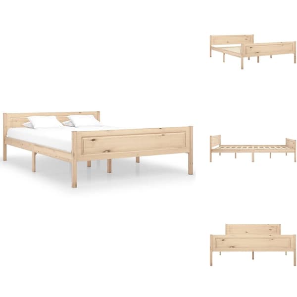 Senge & sengeramme - Living sengestel 120x200 cm massivt fyrretræ