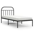 Miniatyrbillede 3 af 11: Senge & sengeramme - Living sengeramme med sengegavl 90x200 cm metal sort