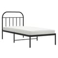 Miniatyrbillede 5 af 11: Senge & sengeramme - Living sengeramme med sengegavl 90x200 cm metal sort
