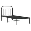Miniatyrbillede 6 af 11: Senge & sengeramme - Living sengeramme med sengegavl 90x200 cm metal sort