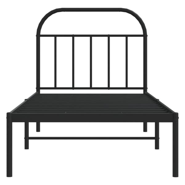 Senge & sengeramme - Living sengeramme med sengegavl 90x200 cm metal sort