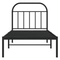 Miniatyrbillede 7 af 11: Senge & sengeramme - Living sengeramme med sengegavl 90x200 cm metal sort