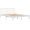 Miniatyrbillede 5 af 7: Senge & sengeramme - Living sengeramme 140x190 cm massivt fyrretræ hvid