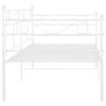 Pikkukuva 7 / 9: Sängyt & sängynrungot - Living Sohvasängyn runko valkoinen metalli 90x200 cm