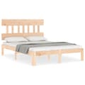 Miniatyrbillede 3 af 11: Senge & sengeramme - Living sengeramme med sengegavl 120x200 cm massivt træ hvid