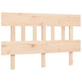 Miniatyrbillede 9 af 11: Senge & sengeramme - Living sengeramme med sengegavl 120x200 cm massivt træ hvid