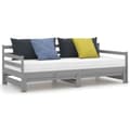 Miniatyrbillede 5 af 10: Senge & sengeramme - Living daybed med udtræk 2x(90x200) cm massivt fyrretræ grå