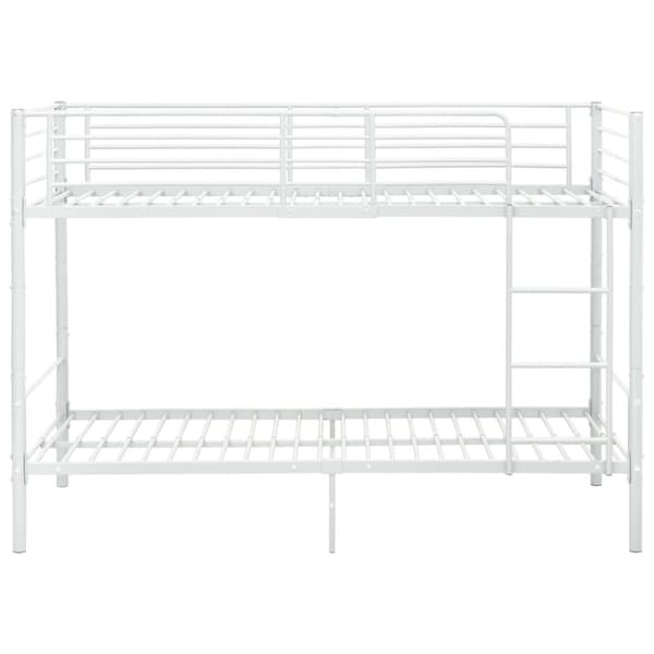 Sängar & sängramar - Living Våningssäng vit metall 90x200 cm