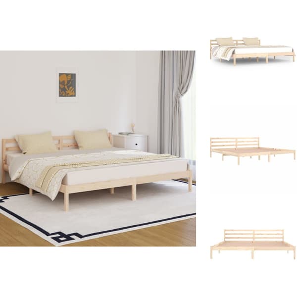 Sängyt & sängynrungot - Living Sängynrunko täysi mänty 200 x 200 cm