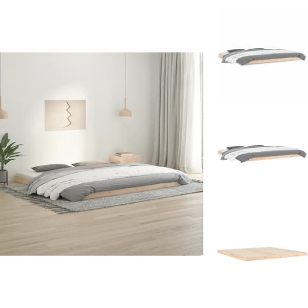 Senge & sengeramme - Living sengeramme 200x200 cm massivt fyrretræ